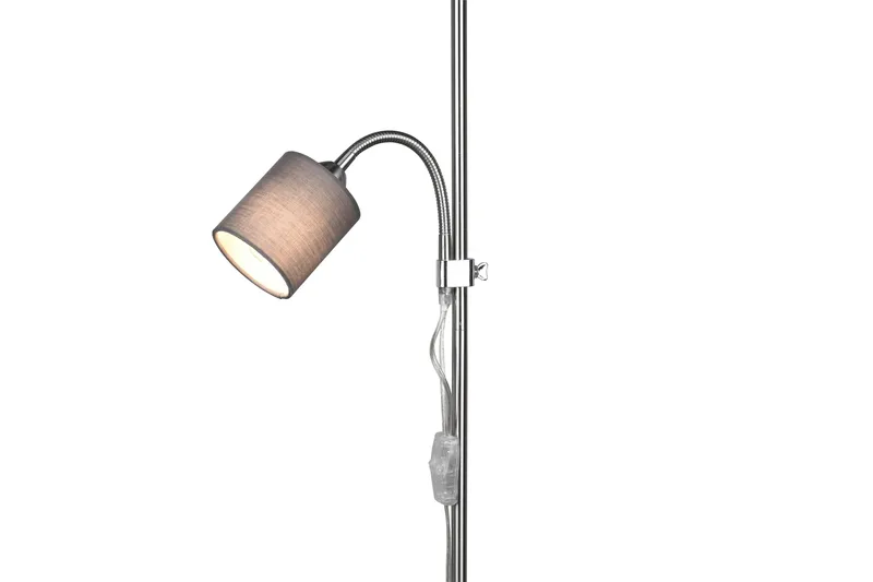 Owen Golvlampa E27+E14 grå - Grå - Products - Belysning - Lampor & belysning inomhus - Golvlampa