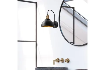 Vägglampa Masatsune Svart / Antik - Svart / Antik - Products - Belysning - Lampor & belysning inomhus - Sovrumslampa - Sänglampa - Sänglampa vägg