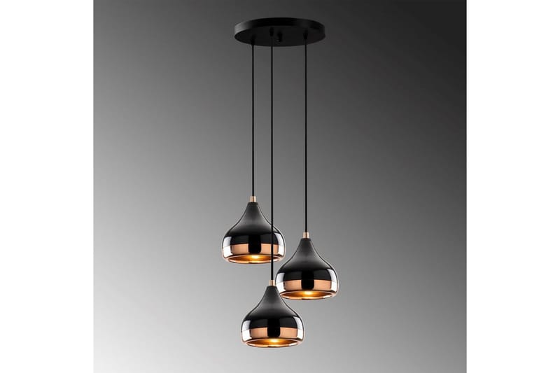 Taklampa Sood Koppar / Svart - Koppar / Svart - Products - Belysning - Lampor & belysning inomhus - Taklampa & takbelysning - Pendellampa & hänglampa