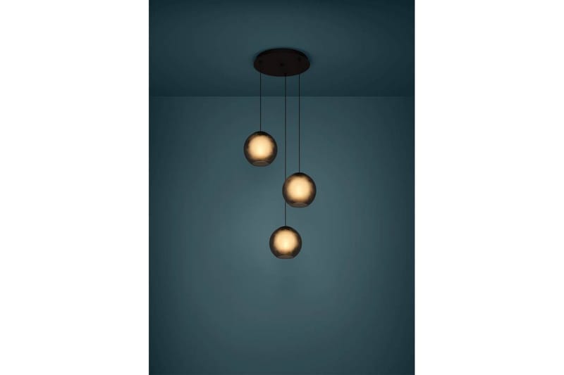 Takpendel Eglo Arangona Svart/Grå Rondell med 3 Lampor - Products - Belysning - Lampor & belysning inomhus - Taklampa & takbelysning - Pendellampa & hänglampa