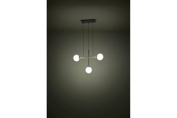 Takpendel Eglo Paz Opalvit/Svart Mässing med 3 Lampor - Products - Belysning - Lampor & belysning inomhus - Taklampa & takbelysning - Pendellampa & hänglampa