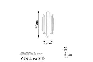 Vägglampa Raoji Rany - Rany - Products - Belysning - Lampor & belysning inomhus - Vägglampa - Väggplafond