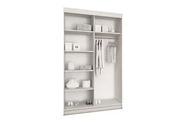 Dunkra Garderob m. Spegel 100x200 cm - Beige - Products - Förvaring - Garderober & garderobssystem