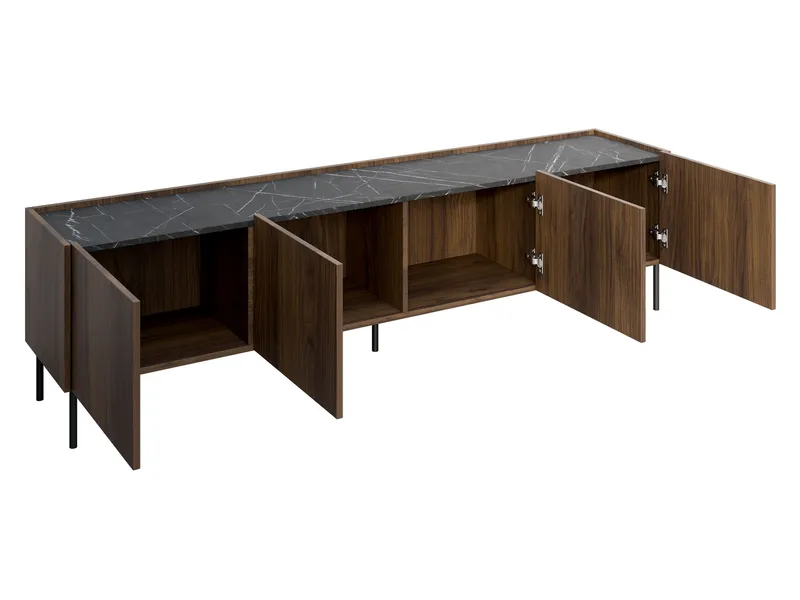 Akihito Möbelset För Vardagsrum - Brun - Products - Förvaring - Förvaringsmöbler - Möbelset för vardagsrum