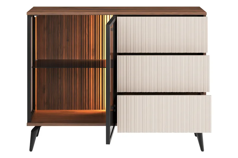 Akinari Möbelset För Vardagsrum - Natur/Beige - Products - Förvaring - Förvaringsmöbler - Möbelset för vardagsrum