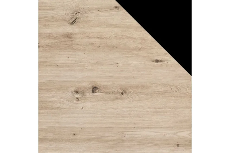 Aldbrough Hörnbyrå 123x86x82 cm - Natur/Svart - Products - Förvaring - Förvaringsmöbler - Byrå