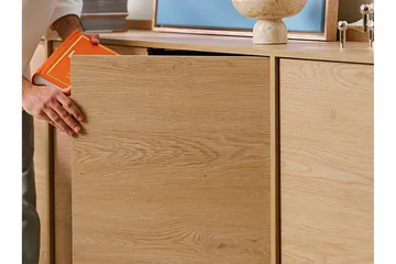 Bellia Skänk 200x38 cm - Brun/Vit - Products - Förvaring - Förvaringsmöbler - Sideboard & skänk