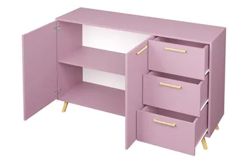 Escaldes Byrå 41x139 cm - Blå/Guld - Products - Förvaring - Förvaringsmöbler - Byrå - Hallbyrå