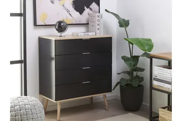 Walpi Byrå 79 cm - Svart - Products - Förvaring - Förvaringsmöbler - Byrå - Hallbyrå