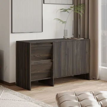 Crala Konsol 130x81,8x44 cm - Valnöt - Products - Förvaring - Förvaringsmöbler - Sideboard & skänk
