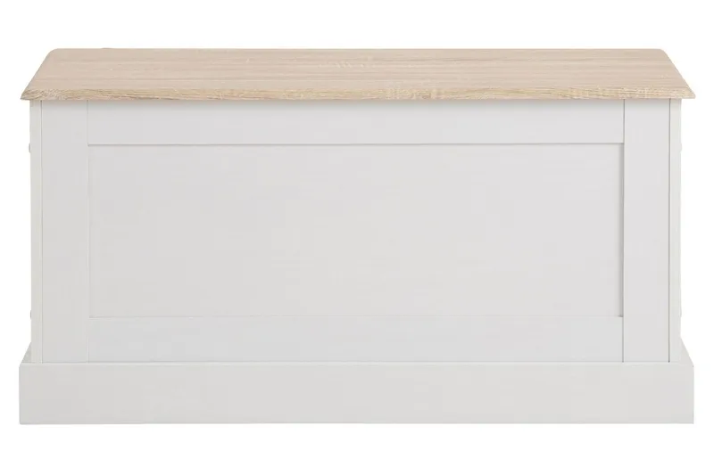 Dareia Förvaringskista 90 cm - Vit/Brun - Products - Förvaring - Förvaringsmöbler - Förvaringskista & sängkista