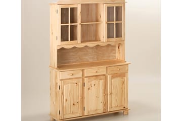 Leksand Skänkvitrin 130 cm - Furu - Products - Förvaring - Förvaringsmöbler - Byrå