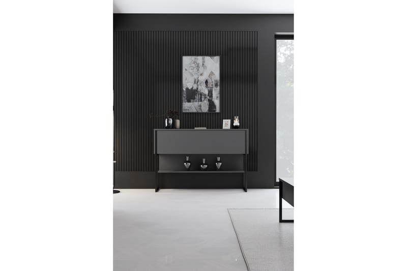 Luxe Byrå 120 cm - Svart/Antracit - Products - Förvaring - Förvaringsmöbler - Byrå