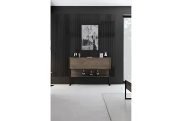 Luxe Byrå 120 cm - Svart/Valnöt - Products - Förvaring - Förvaringsmöbler - Byrå