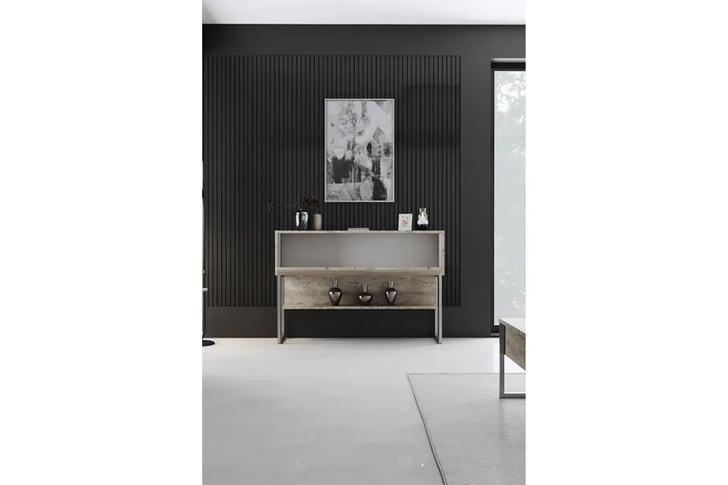 Luxe Möbelset För Vardagsrum - Beige/Silver - Products - Förvaring - Förvaringsmöbler - Möbelset för vardagsrum