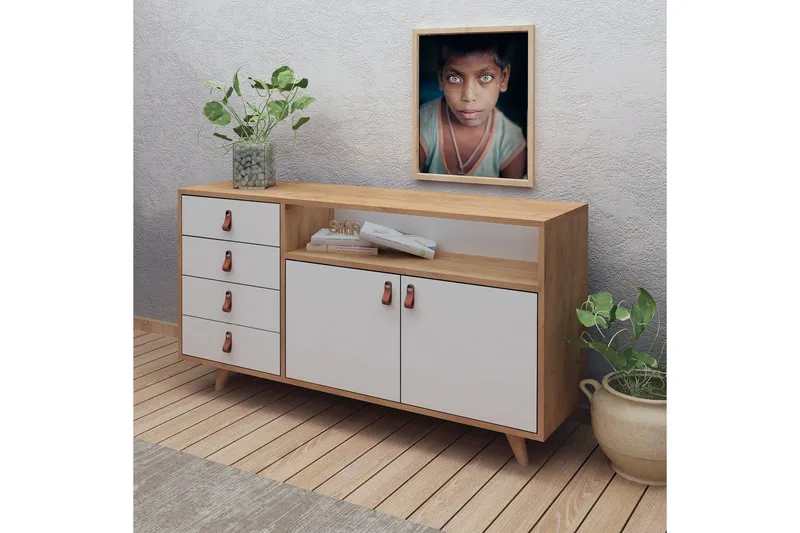 Mod Design Skänk - Trä/Vit - Products - Förvaring - Förvaringsmöbler - Sideboard & skänk
