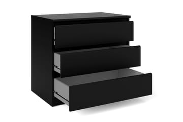 Naia Byrå med 3 Lådor Stor - Mattsvart - Products - Förvaring - Förvaringsmöbler - Byrå