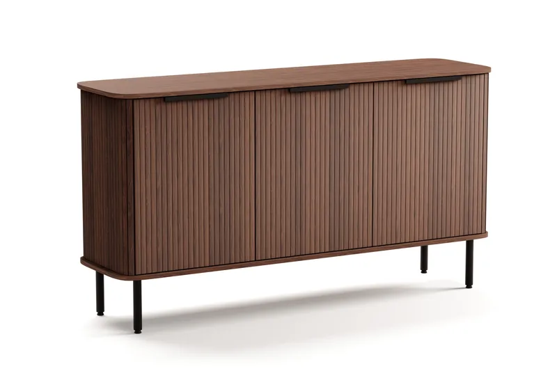 Kopparbo Sideboard Valnöt, Mörkbrunt valnötsträ