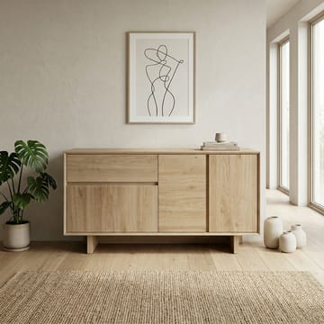 Tavon Konsol 146x76x45 cm - Naturlig ek - Products - Förvaring - Förvaringsmöbler - Sideboard & skänk