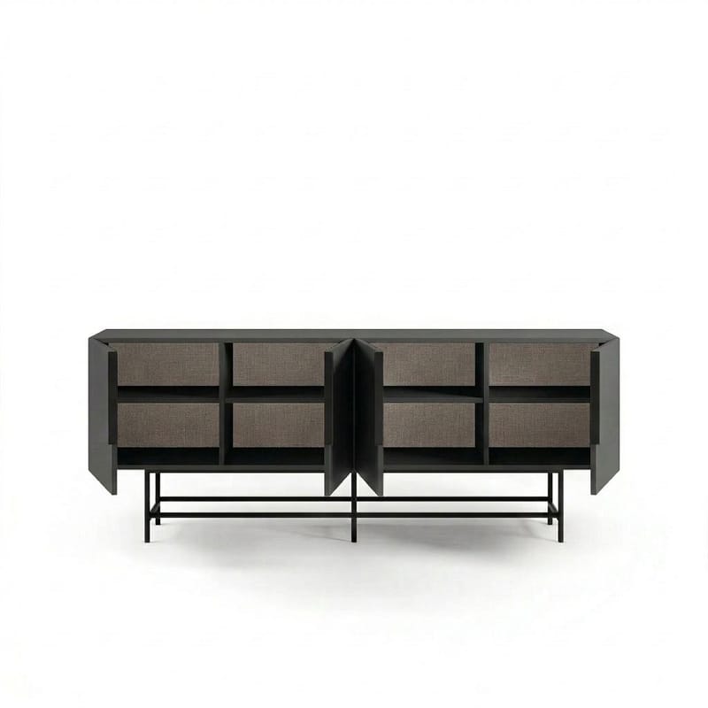 Truvia Konsol 200x77,9x40 cm - Antracit och svart - Products - Förvaring - Förvaringsmöbler - Sideboard & skänk