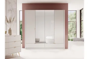 Forba Garderob med Spegel 213x209 cm - Vit - Products - Förvaring - Garderober & garderobssystem