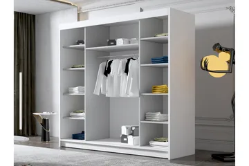 Dianna Garderob 200x215 cm - Svart - Products - Förvaring - Garderober & garderobssystem - Garderobsskåp