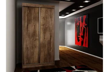 Dunkra Garderob 100x200 cm - Brun - Products - Förvaring - Garderober & garderobssystem - Garderobsskåp