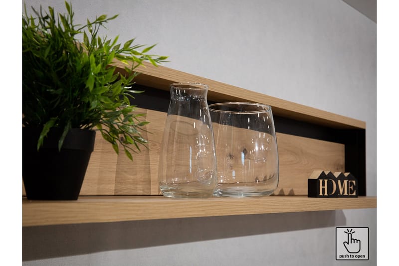 Quant Garderob 50x95 cm - Ek/Svart - Products - Förvaring - Garderober & garderobssystem - Garderobsskåp