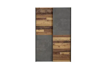 Shipts Garderob 42x120 cm - Natur/Mörkgrå - Products - Förvaring - Garderober & garderobssystem - Garderobsskåp