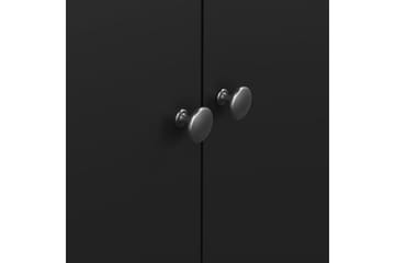 Vallvidera Garderob 150x199 cm - Svart - Products - Förvaring - Garderober & garderobssystem - Garderobsskåp