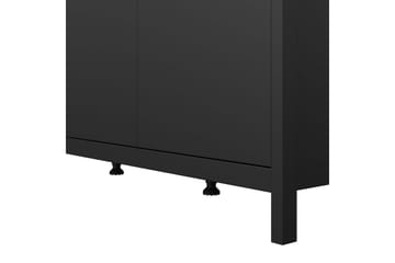 Vallvidera Garderob 150x199 cm - Svart - Products - Förvaring - Garderober & garderobssystem - Garderobsskåp