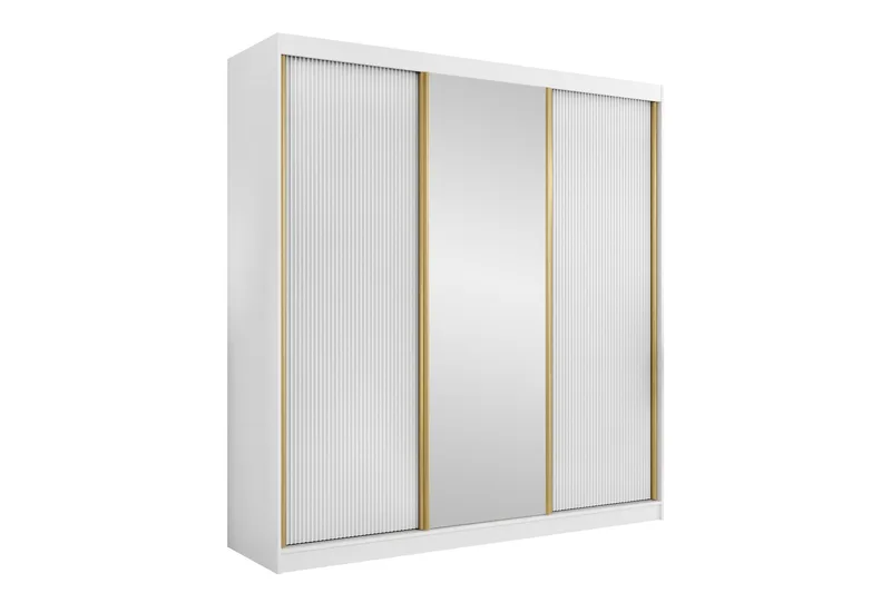 Gudelia Garderob 200x216 cm, Blå