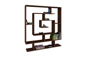 Asillane Bokhylla Labyrint - Valnöt - Products - Förvaring - Hylla - Bokhylla