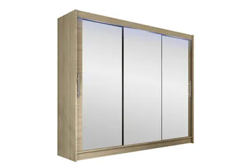 Sia Garderob med Spegel 250x215 cm