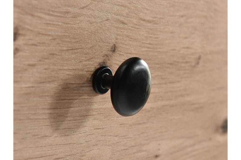 Aldbrough Lågt Vitrinskåp 40,6 djup 86,4 cm bred 131,9 cm hög Trä Glas - Trä/Svart - Products - Förvaring - Skåp - Vitrinskåp