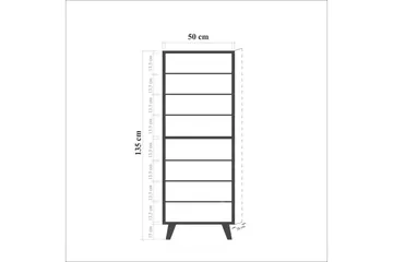 Brokind Skoskåp 50 cm - Brun/Mönstrad - Products - Förvaring - Skåp - Förvaringsskåp