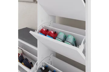 Dude Skoskåp 105 cm - Vit - Products - Förvaring - Skåp - Förvaringsskåp