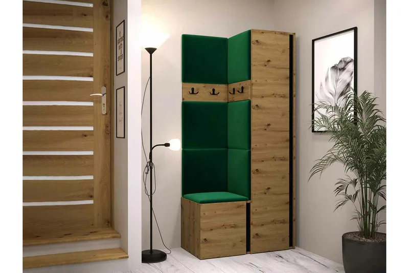 Dunvegan Highboard Green/Brown - Products - Förvaring - Skåp - Förvaringsskåp