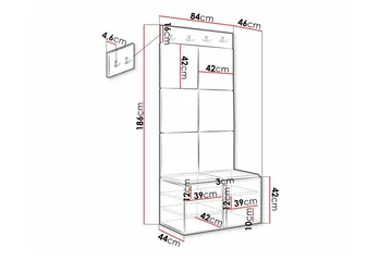 Dunvegan Highboard - Svart - Products - Förvaring - Skåp - Förvaringsskåp