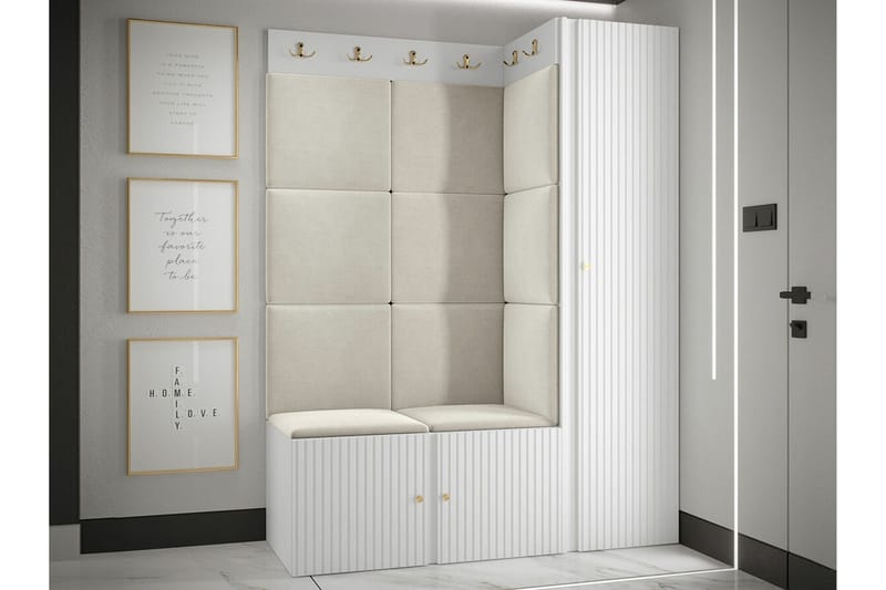 Dunvegan Highboard White - Products - Förvaring - Skåp - Förvaringsskåp