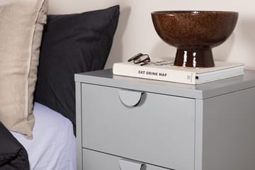 Piring Skåpsbyrå med två lådor 45x40x52 cm - Ljusgrå - Products - Förvaring - Skåp - Förvaringsskåp