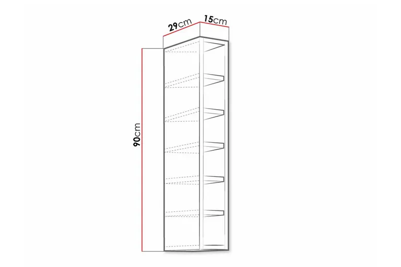 Templemore Köksskåp 15 cm - Brun - Products - Förvaring - Skåp - Förvaringsskåp