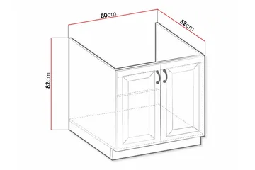 Templemore Köksskåp 80 cm - Products - Förvaring - Skåp - Förvaringsskåp