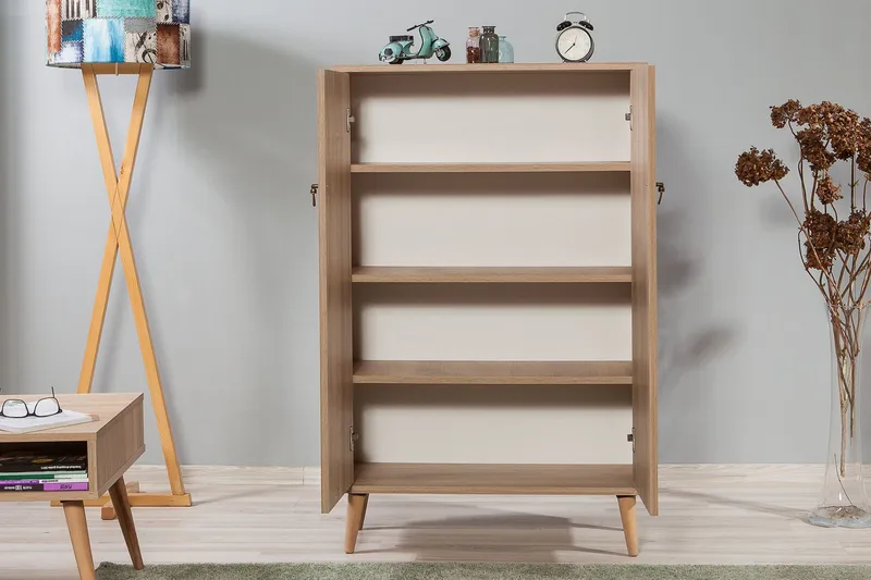Vellavie Skåp 80 cm Träpanel - Brun - Products - Förvaring - Skåp - Förvaringsskåp