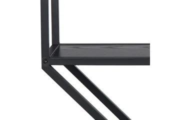 Hasslevik Vägghylla 77x20 cm 4 Hyllor - Svart/Matt Svart - Products - Förvaring - Småförvaring - Väggförvaring