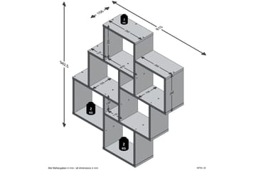 Laurio Vägghylla 81 cm - Vit - Products - Förvaring - Småförvaring - Väggförvaring