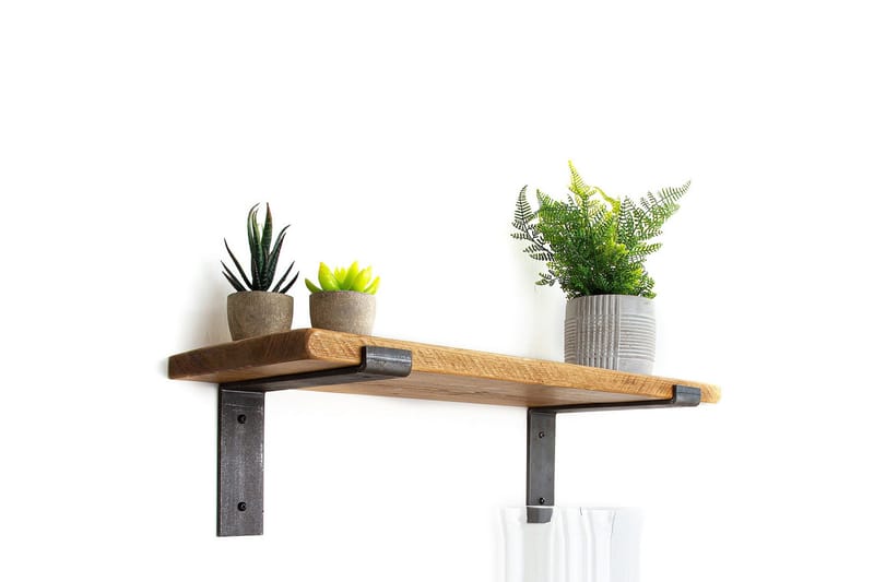 Lilamae Vägghylla 60 cm - Svart/Valnöt - Products - Förvaring - Småförvaring - Väggförvaring