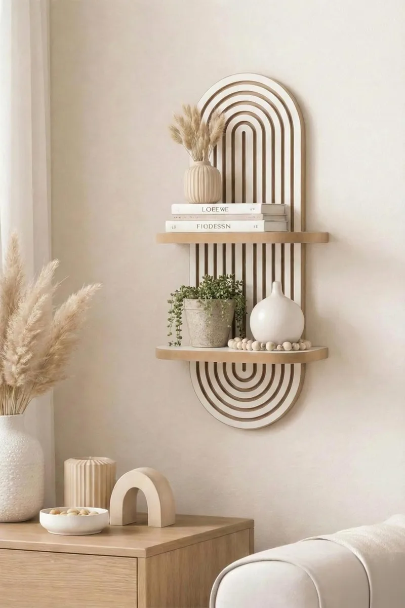 Savik Vägghylla 26x35x13 cm - Vit - Products - Förvaring - Småförvaring - Väggförvaring