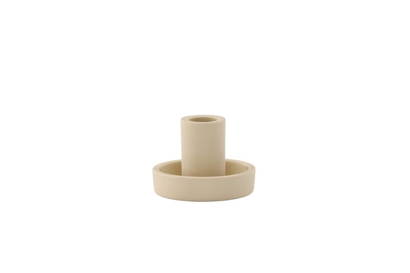 Ceco Ljusstake 11x5,6 cm - Beige - Products - Inredning - Ljus & dofter - Ljusstakar & ljuslyktor