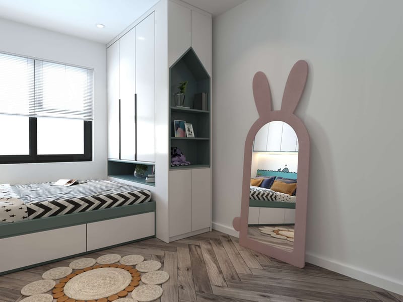 Devik Golvspegel 180 cm - Rosa - Products - Inredning - Spegel - Golvspegel